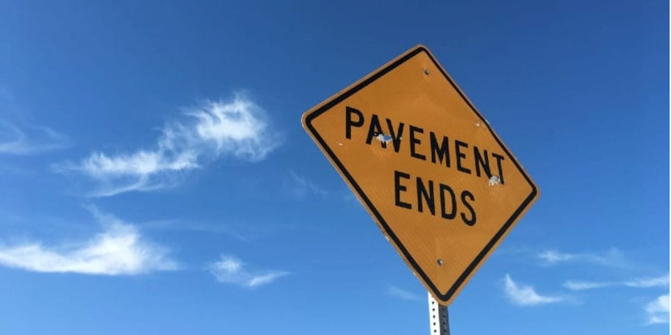 Where the sidewalk begins